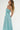 LNA Kapaia stripe dress in teal