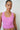 LNA Kat Crop Tank In Aurora Pink
