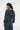 LNA Lennon Zip Up Hoodie in Stone Wash Navy 