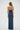 LNA Lila ribbed maxi dress in dark denim