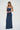 LNA Lila ribbed maxi dress in dark denim
