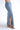 LNA Double Layered Ribbed Maxi Skirt in Blue