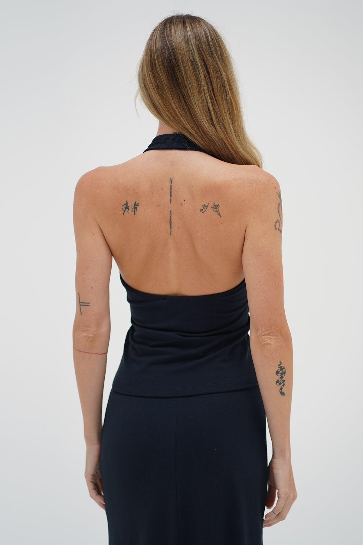 Mia Halter Top - Midnight Sky