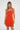 LNA Mikala Linen short dress in red