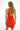 LNA Mikala Linen short dress in red