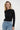 LNA Milani long sleeve top in black 