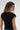 LNA Millie Cap Sleeve sweater in black 