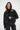 Mercer Faux Leather Bomber Jacket - Black