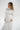 LNA Reed Ribbed Turtleneck in off white