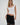 LNA Ryder lace trim skirt in black