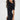 LNA Rylie Shawl top in black 