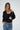 LNA Sparkle Knit Cardigan Set in Black Sparkle 