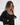 LNA Sparkle Knit Cardigan Set in Black Sparkle 