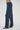 LNA Steph Ribbed Skirt in dark denim