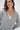LNA Sterling Lace Trim Sweater In Heather Grey