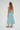 LNA Kapaia stripe dress in teal