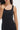 LNA Timeless Ribbed Tank Mini Dress in black 