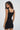 LNA Timeless Ribbed Tank Mini Dress in black 