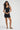 LNA Timeless Ribbed Tank Mini Dress in black 