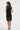 LNA Trey Open Knit Dress in black