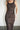 LNA Clothing Python Rib Timeless Tank Midi Dress In Chocolate Python