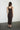 LNA Clothing Python Rib Timeless Tank Midi Dress In Chocolate Python