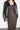 LNA Clothing Python Rib Timeless Tank Midi Dress In Chocolate Python