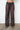 LNA Velma Sheer Pant in Chocolate Black
