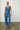 LNA Cross Creek Pant In Vintage Blue Plaid 