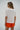 LNA Walker Brushed tee with cut out in white