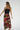 LNA Zia Blurred Floral Midi Skirt