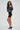 LNA Lennon Zip Up Hoodie in Stone Wash Navy and Shorty Bike Short