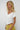 LNA Allie V Neck Tee in White