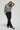Santo pant pinstripe in black