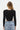 LNA Arya Cropped Long Sleeve in Black