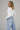 LNA Dalston Ribbed Long Sleeve Top in White