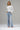 LNA Dalston Ribbed Long Sleeve Top in White