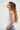 LNA Deep U Ribbed Tank in White