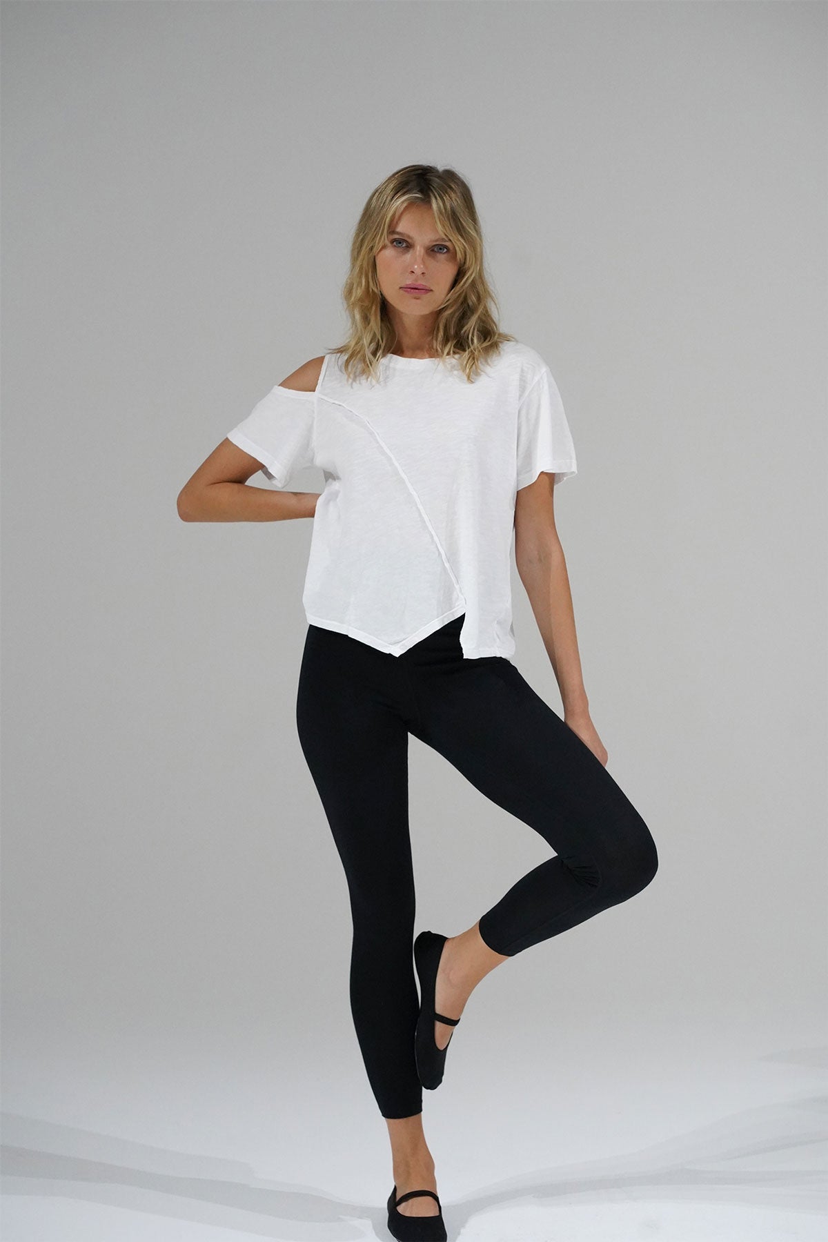 Lna zwarte legging met hoge taille 