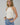 LNA Detra Tank Top in Bone