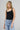 LNA Essential Ribbed Scoop Tank in Black