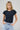 LNA Fitted Classic Crew Tee in Pirate Black