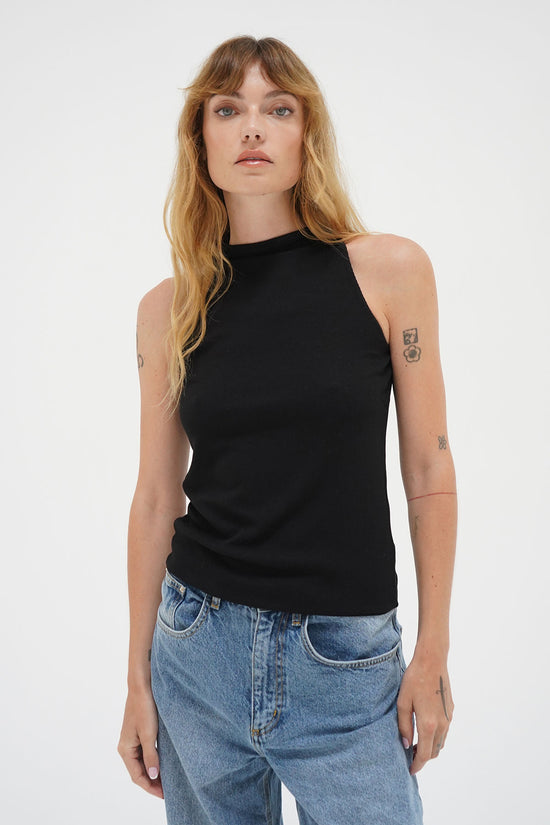 LNA Sabine Double Layer Tank in Black