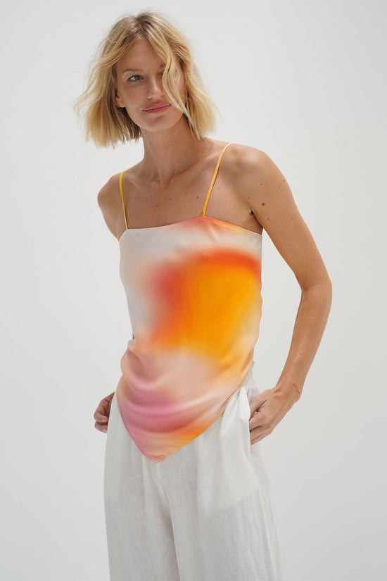 LNA Scarf Top in Afterglow