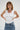 LNA Deep U Ribbed Tank in White