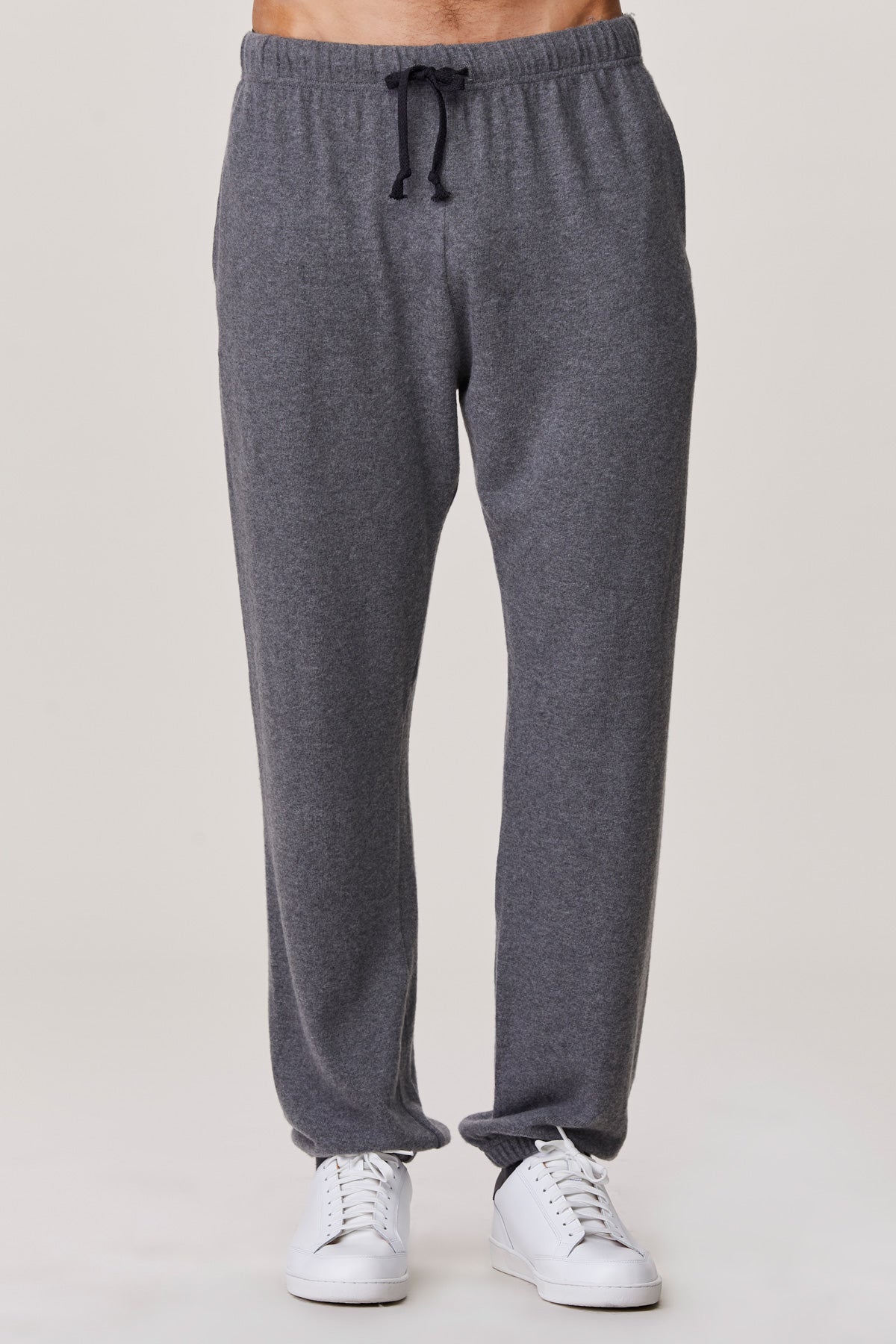 LNA Pantalon de survêtement brossé Hacci homme de coloris gris