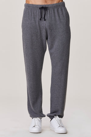 LNA Men's Grey Brushed Hacci Sweatpant