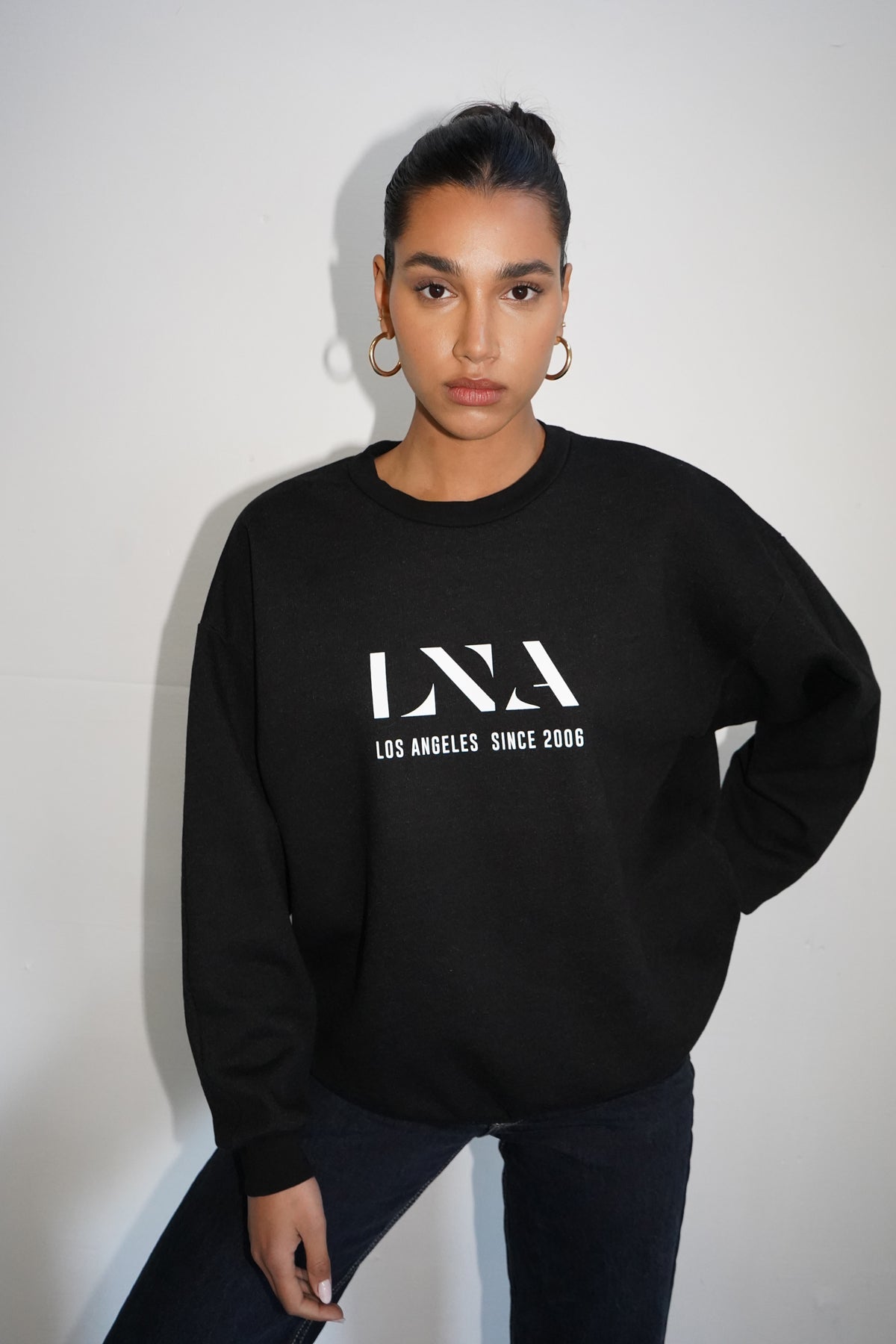 LNA jubileumlogo sweatshirt in zwart 