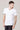 Men's Short Sleeve V Neck - White