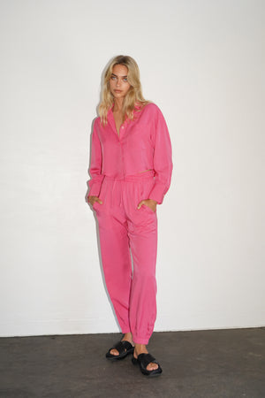 LNA Chance Utility Jogger in Hot Pink